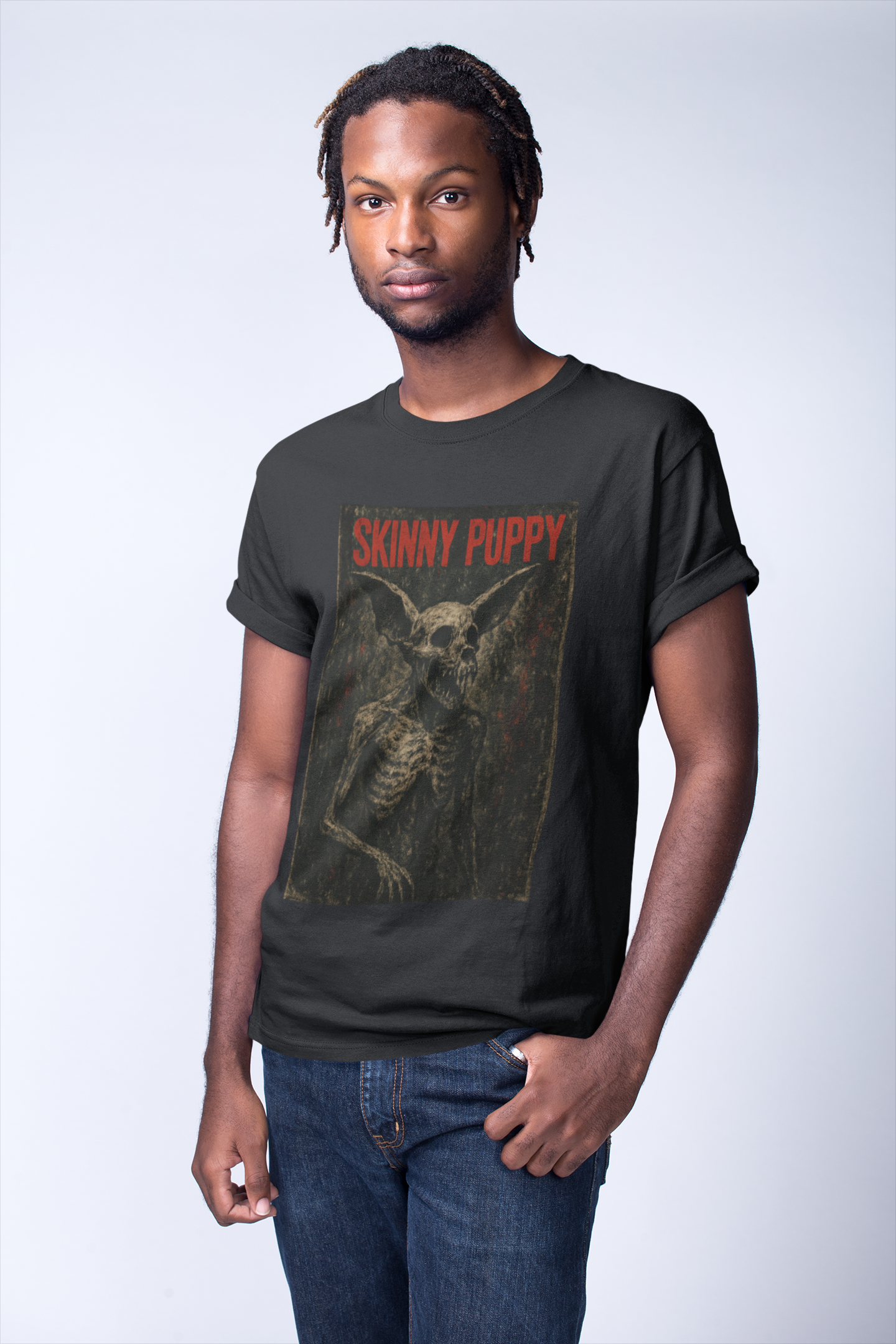 Dog Bat Skinny Puppy Unisex t-shirt